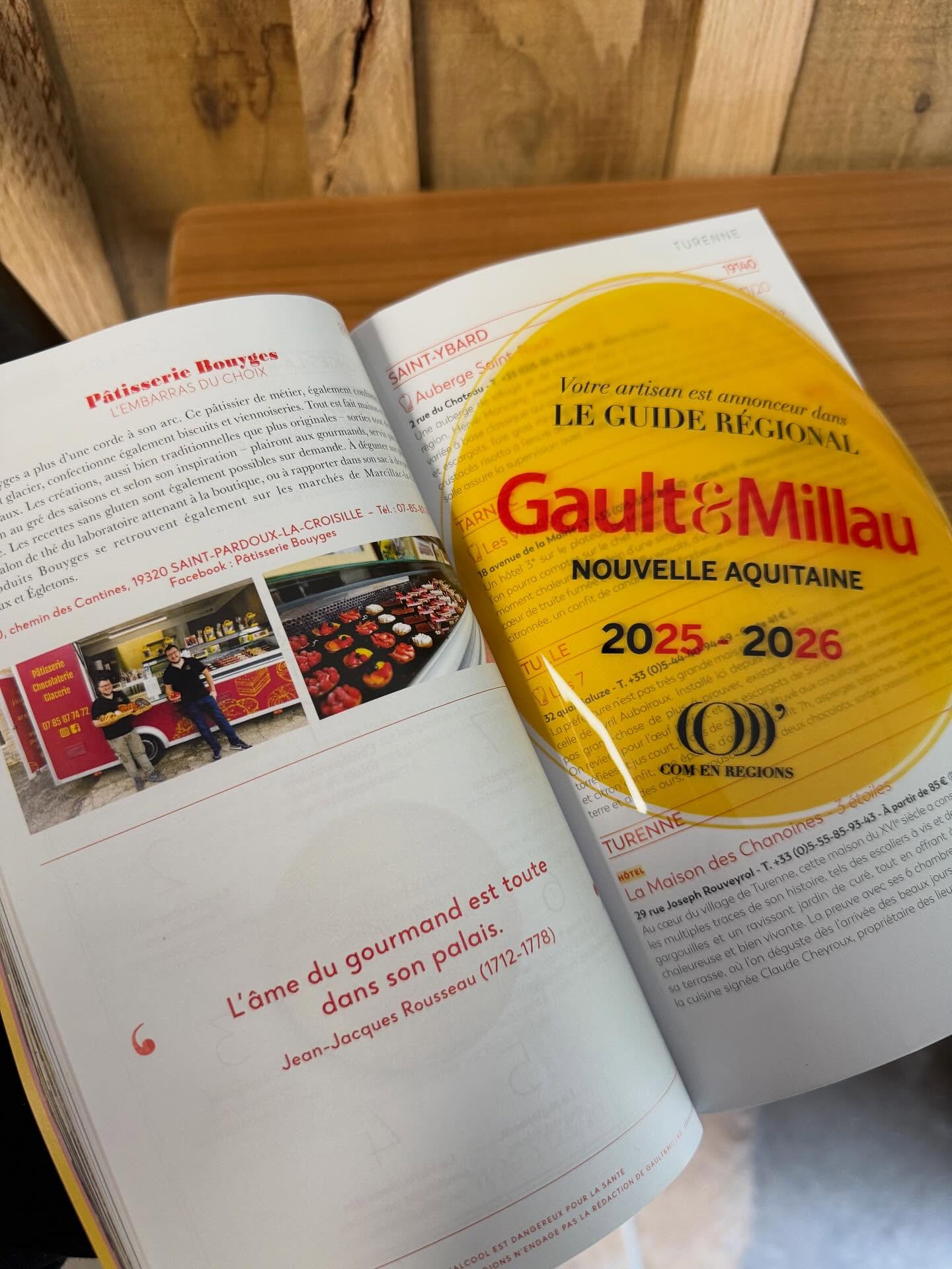 Pâtisserie Bouyges Saint Pardoux La Croisille